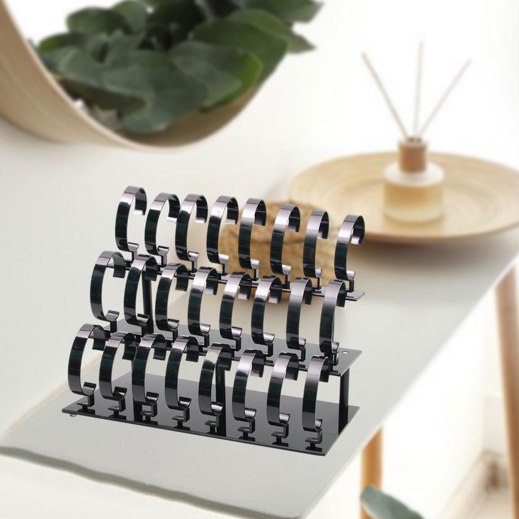 Jewelry And Watches Store - Acryl-Uhrenständer Schmuck-Organizer 3-stufiger Armbandhalter Abnehmbarer Ständer