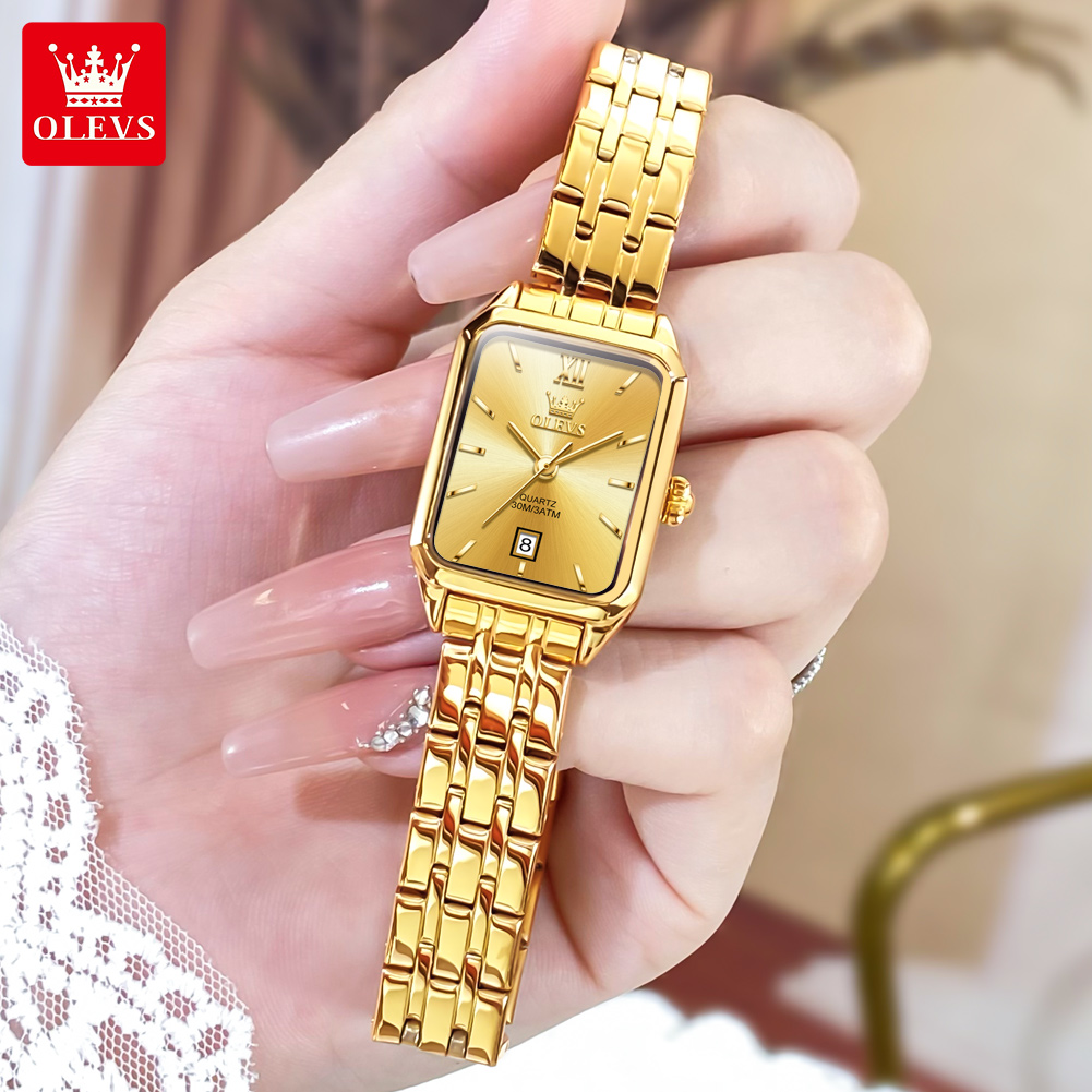Jewelry Watches Gold - OLEVS Luxus Top Marke frauen Uhren