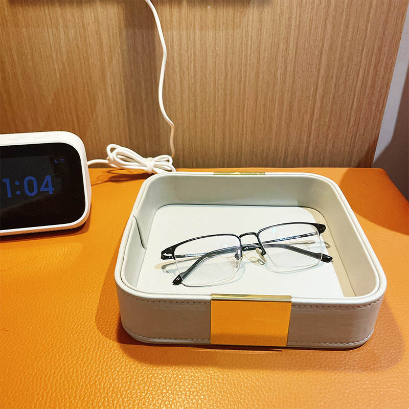 Jewelry And Watches Store - Leder Schreibtisch Tablett Desktop Lagerung Dekor