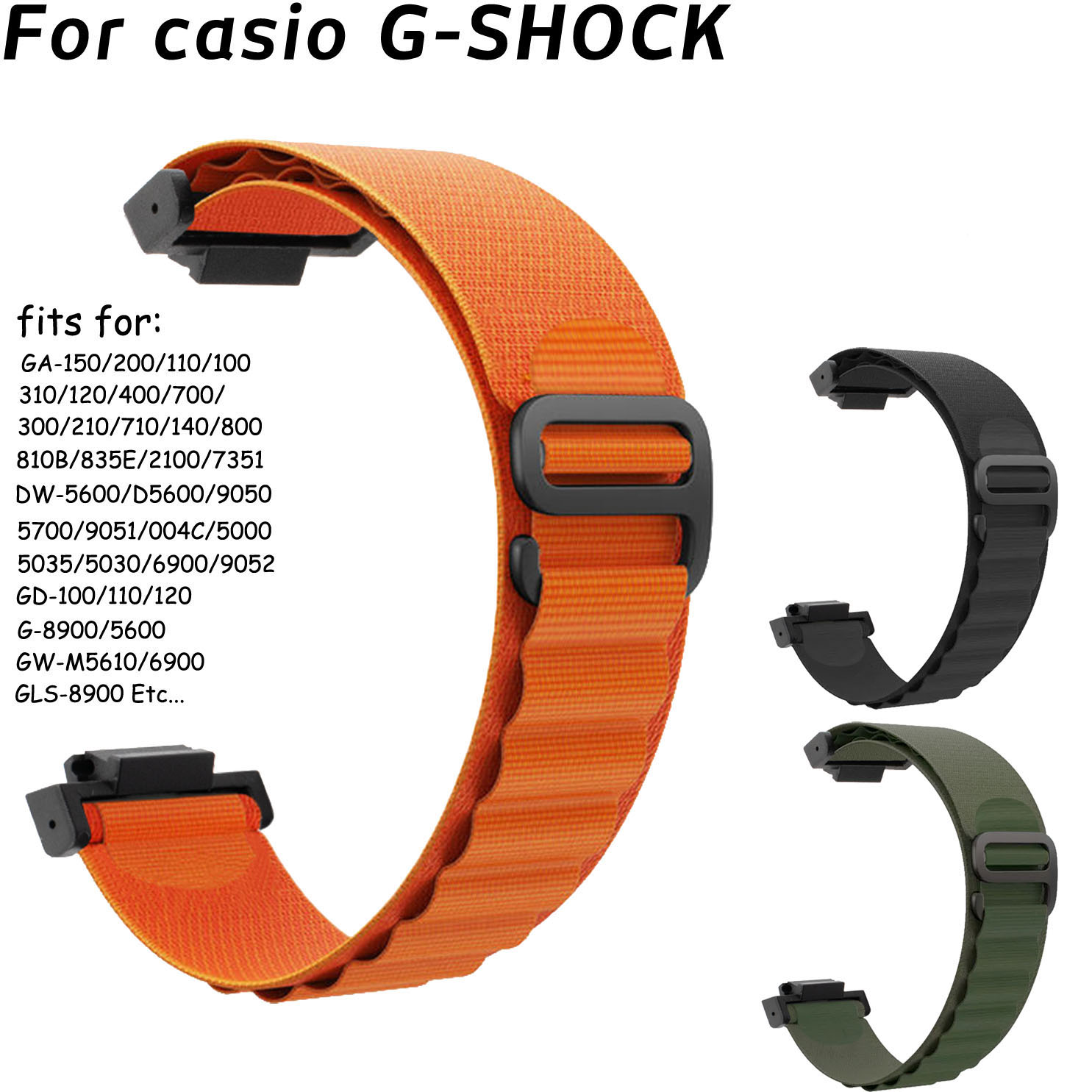 Casio Watch G-Shock Ga-2100 - 16 mm Armband für Casio G-SHOCK