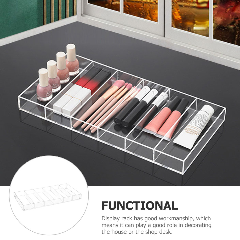 Jewelry Organizer Watches - Klare Acryl-Sonnenbrillenablage mit 6 Fächern, Sonnenbrillen-Organizer,