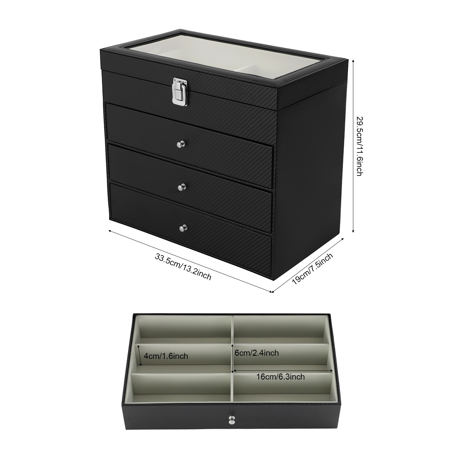 Brillen-Aufbewahrungsbox, 4-la – Jewelry Organizer Watches Bewertung und Preis