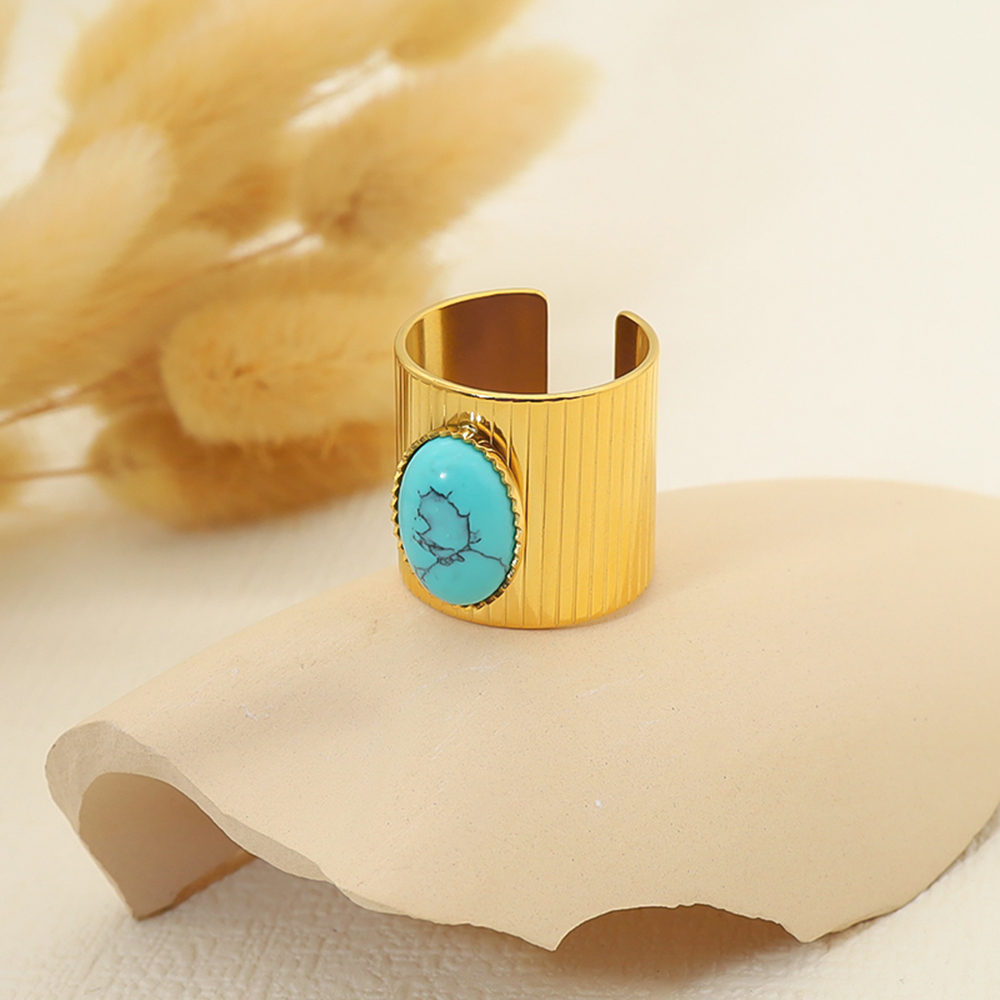 WILD & FREE Luxus türkis farbe – Turquoise Stone Ring Bewertung und Preis