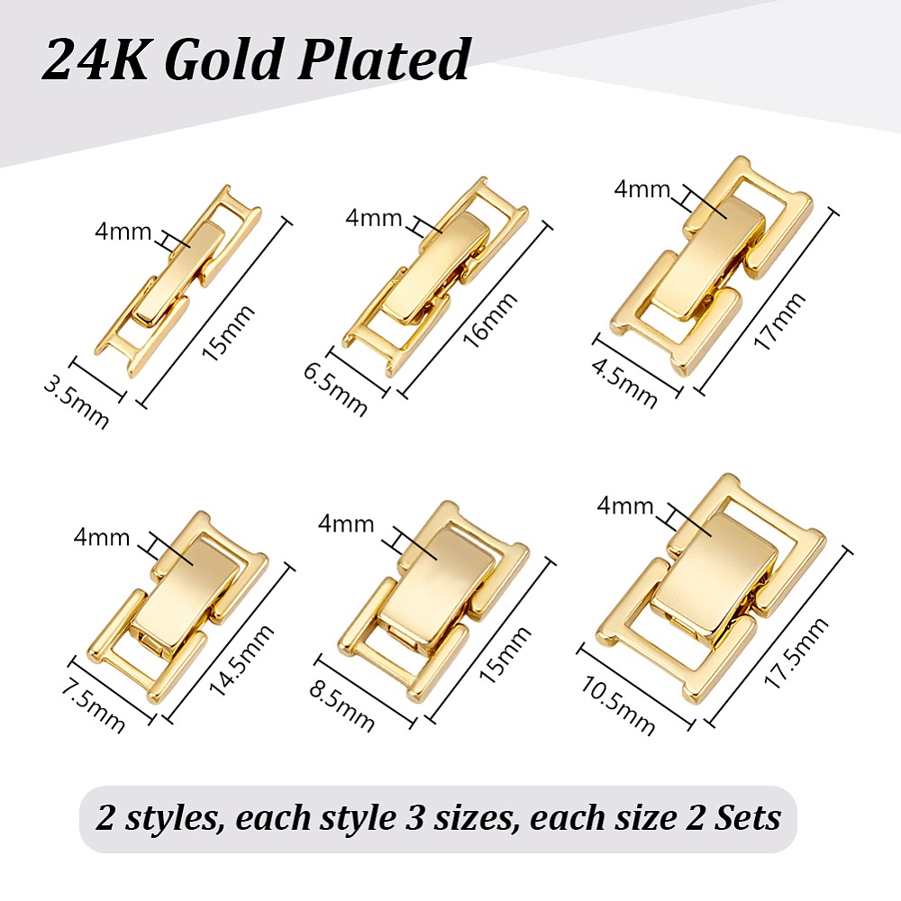 6 Stile Messing-Uhrenarmband-V – Jewelry Watches Gold Bewertung und Preis