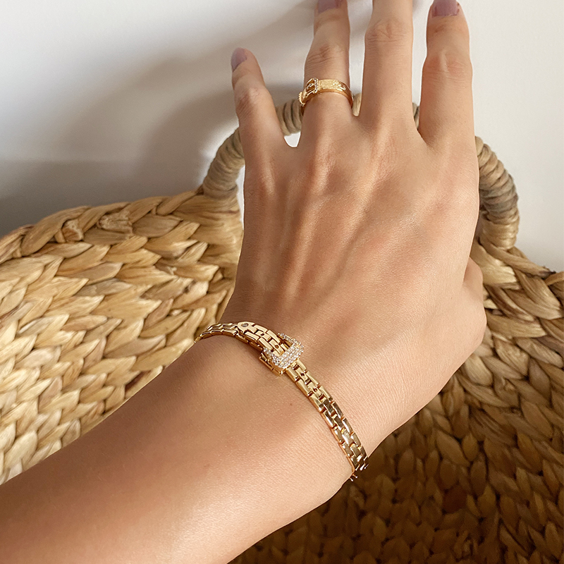 Messing Mit 18K Gold Uhr Band  – Fine Jewelry Watches Women Bewertung und Preis