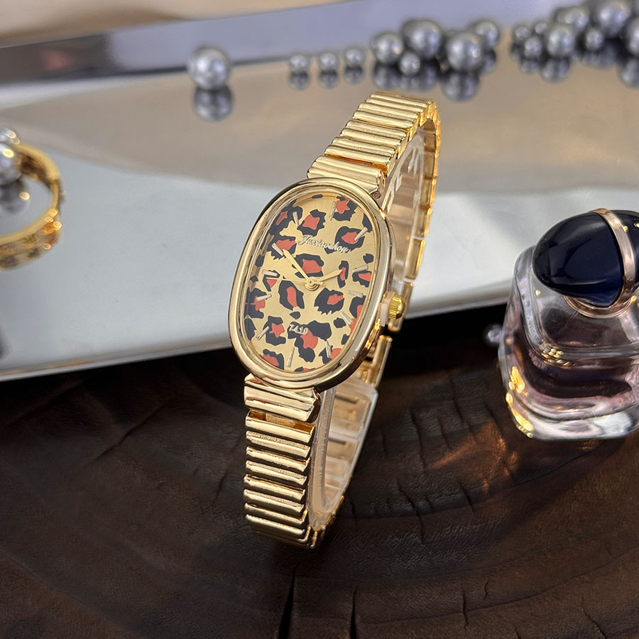 Neue goldene Retro-Mode-Damenu – High Jewelry Watches Bewertung und Preis