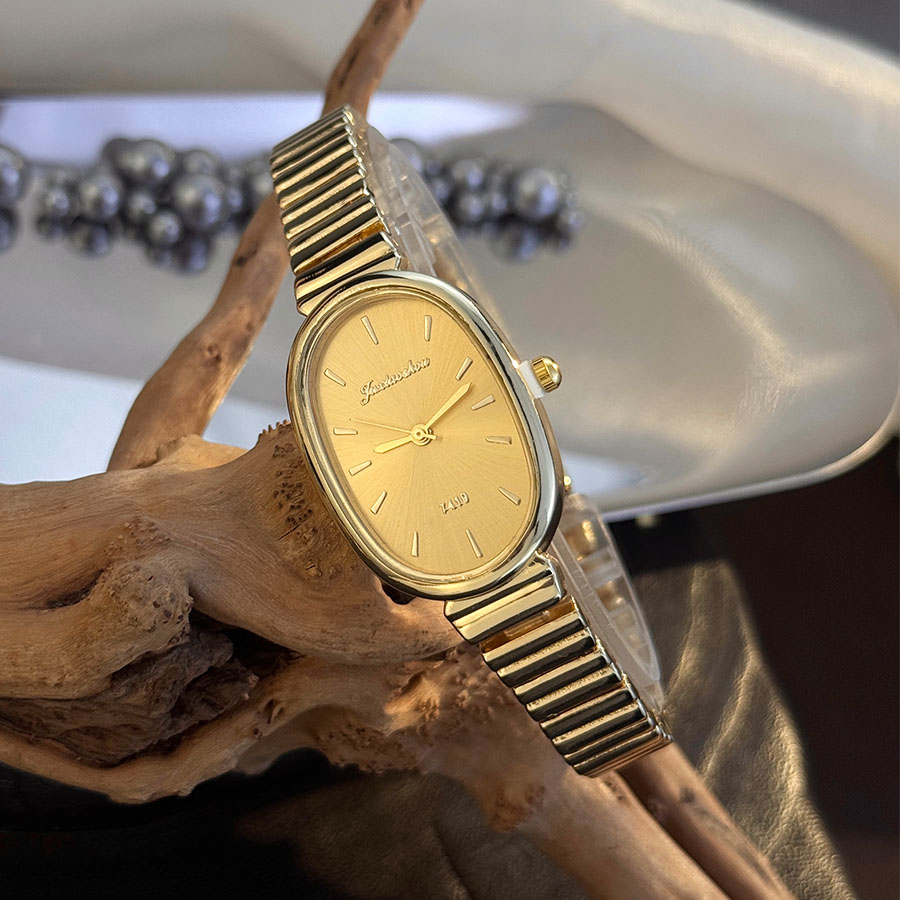 Neue goldene Retro-Mode-Damenu – High Jewelry Watches Bewertung und Preis