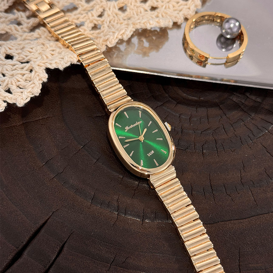 Neue goldene Retro-Mode-Damenu – High Jewelry Watches Bewertung und Preis