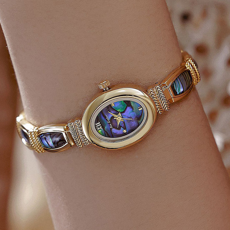 Oval Zifferblatt Frauen Armban – Jewelry Watches Gold Bewertung und Preis