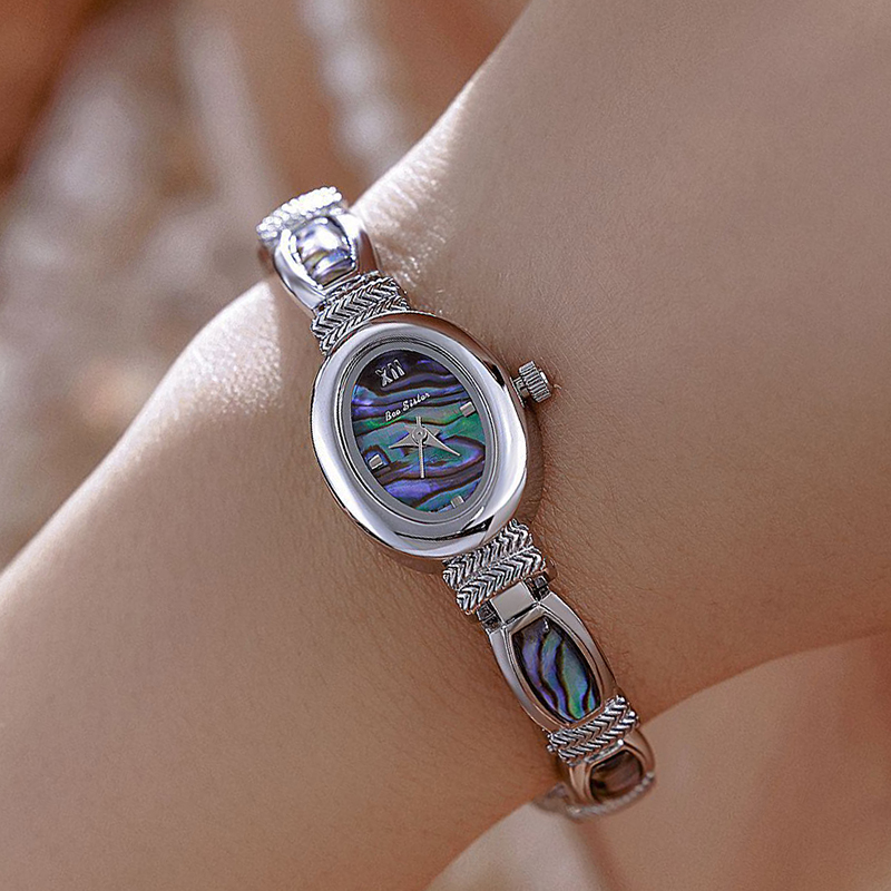 Oval Zifferblatt Frauen Armban – Jewelry Watches Gold Bewertung und Preis
