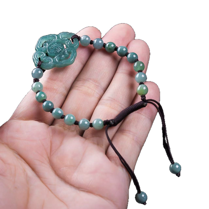 Natürliches Jadeit-Armband der – Jewelry & Watches Sp Z Oo Ul Frezerów 3 Bewertung und Preis