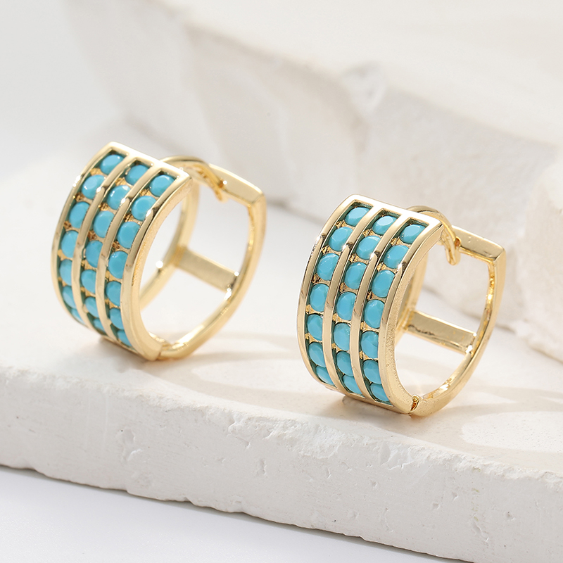 Inlay Square Imitation Blue Tu – Turquoise Stone Ring Bewertung und Preis