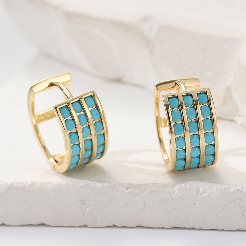Inlay Square Imitation Blue Tu – Turquoise Stone Ring Bewertung und Preis