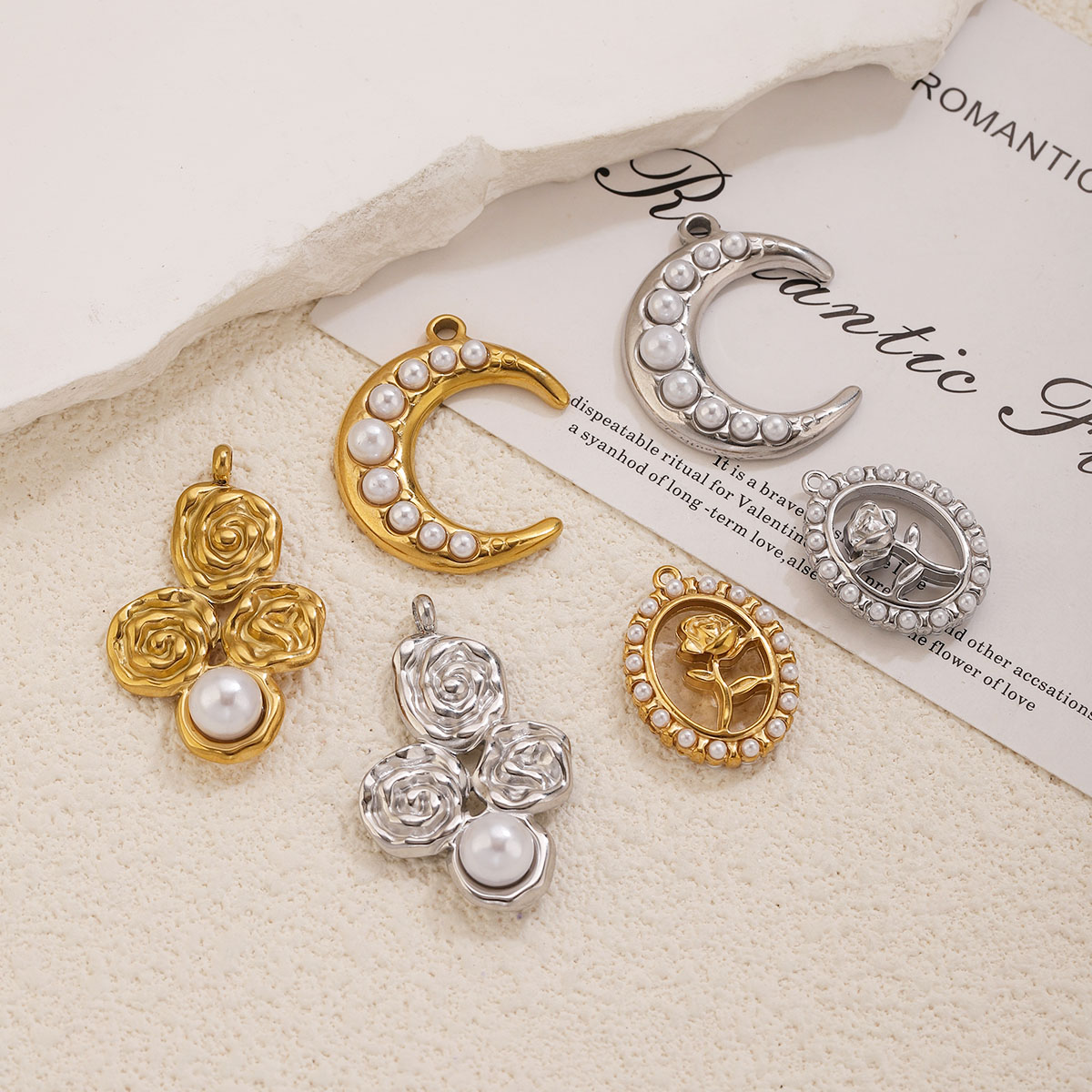 5 Stück Edelstahl 18K vergolde – Moon Star Earrings Bewertung und Preis