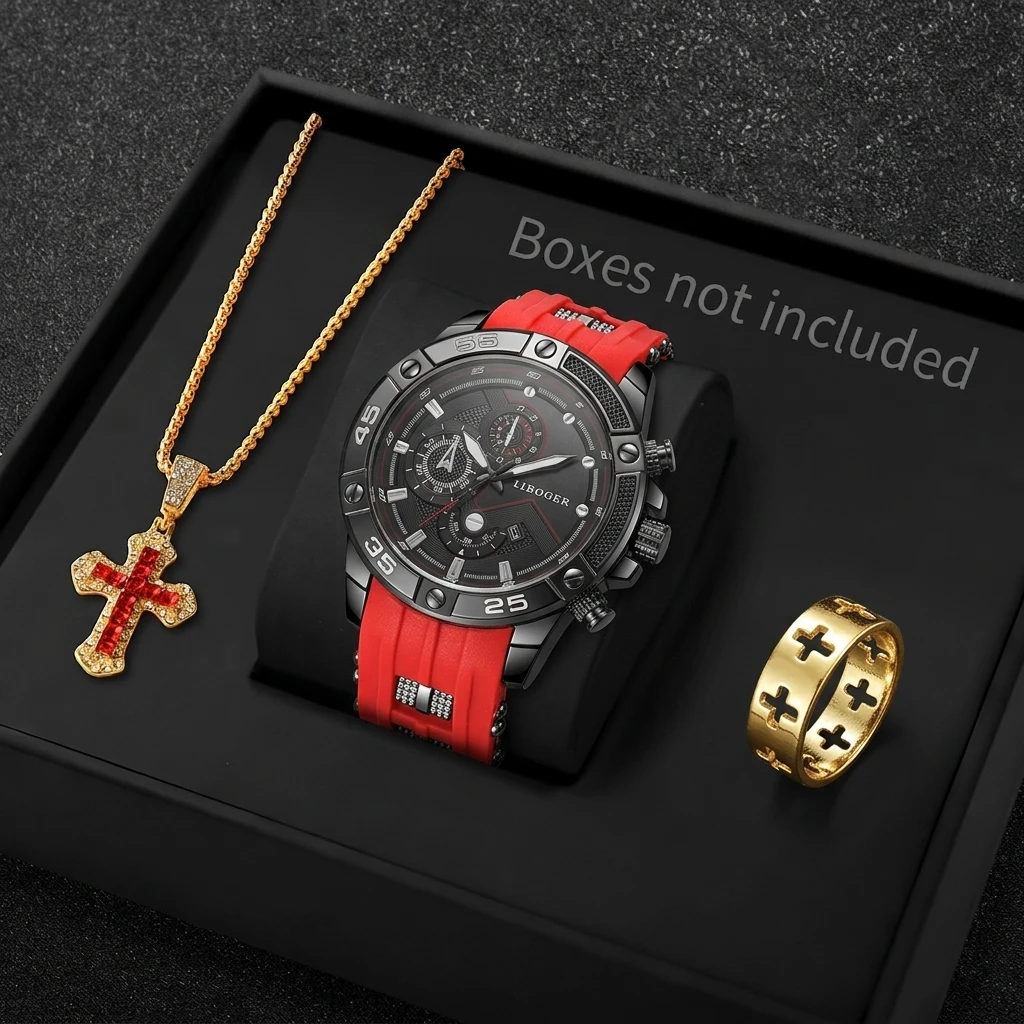 3-teiliges Modisches Herren-Sp – Jewelry Watch Making Bewertung und Preis