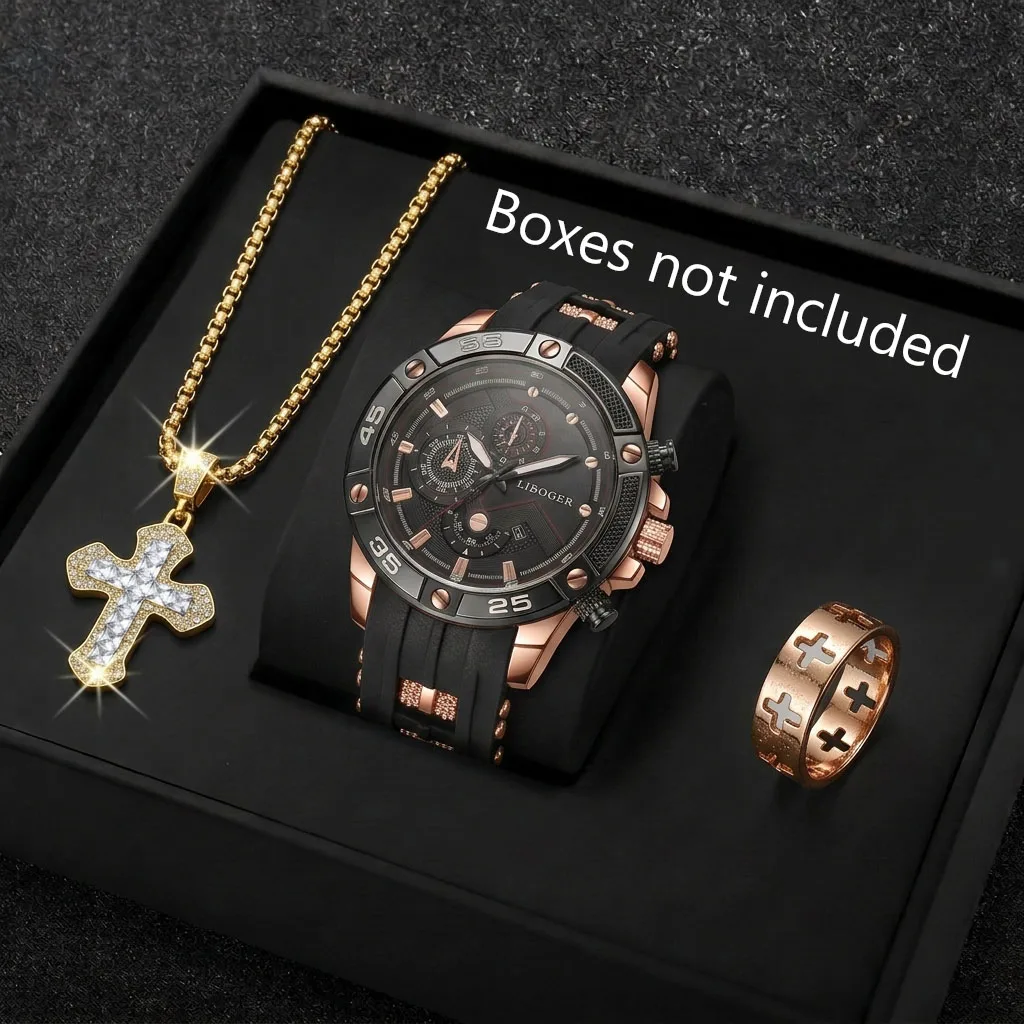3-teiliges Modisches Herren-Sp – Jewelry Watch Making Bewertung und Preis