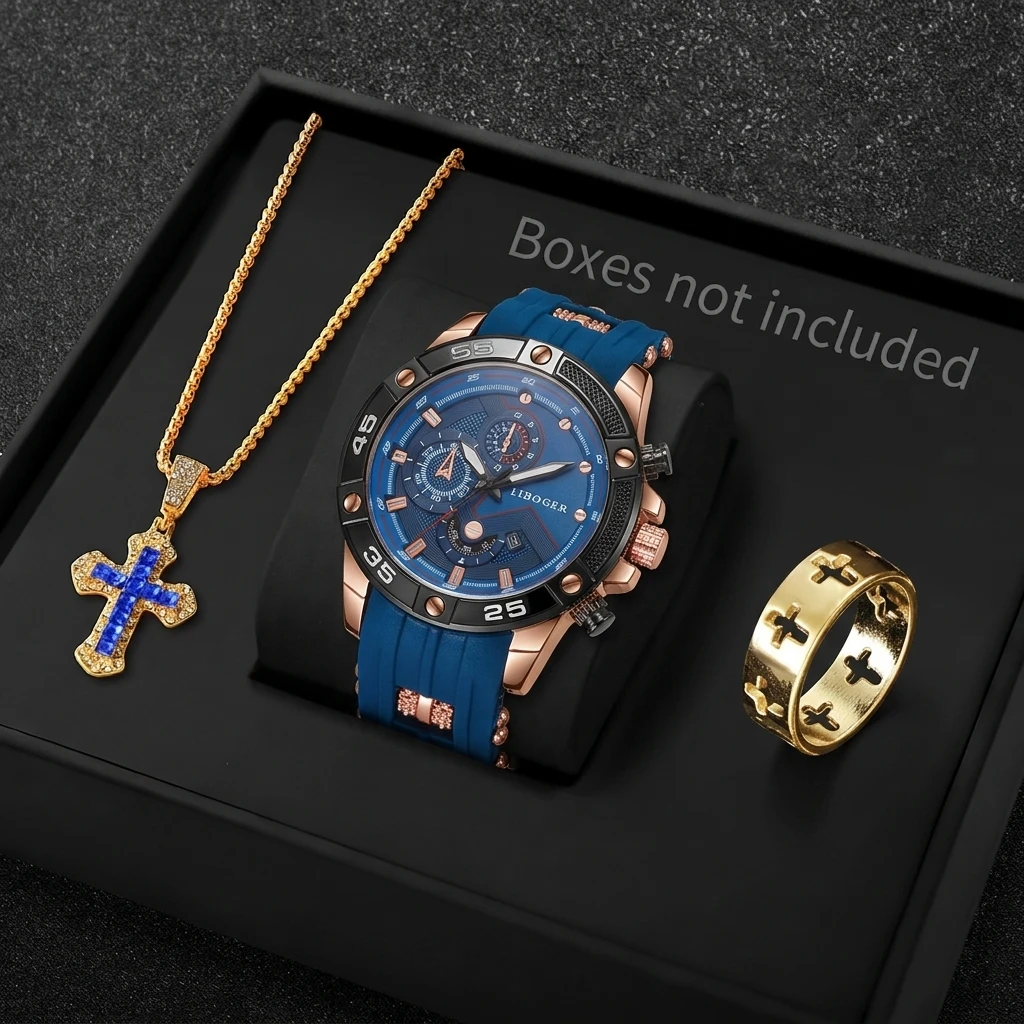 3-teiliges Modisches Herren-Sp – Jewelry Watch Making Bewertung und Preis