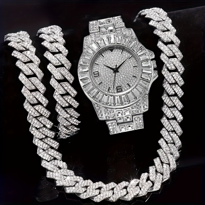 Herren Bling Schmuckset: Golde – Jewelry Watch Making Bewertung und Preis