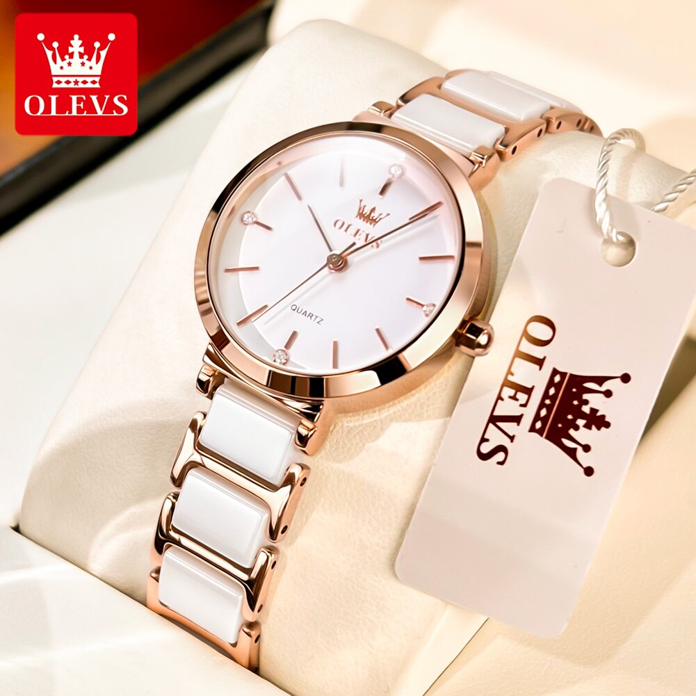 Olevs mode frauen uhren relogi – Jewelry Watches Gold Bewertung und Preis